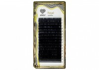 Ресницы черные Lovely серия "Royal Lashes" 16 линий - MIX C 0.07 8-14мм