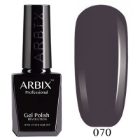 Гель-лак ARBIX (Арбикс) №070 Серый Селенит, 10 мл
