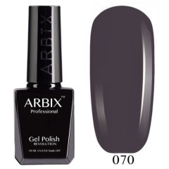 Гель-лак ARBIX (Арбикс) №070 Серый Селенит, 10 мл