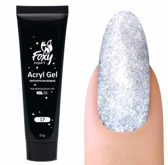 Акрил-гель светоотражающий (Acryl gel FLASH) #17, 15 ml, Foxy Expert Акрил-гель светоотражающий (Acryl gel FLASH) #17, 15 ml, Foxy Expert