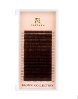 Ресницы коричневые BARBARA Coffee МИКС C 0.10 4-11 mm 16 линий