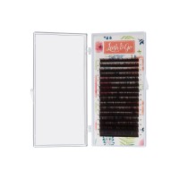 Коричневые ресницы Lash&amp;Go 0,07/M/09 mm "Эспрессо" (16 линий)