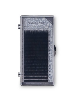 Ресницы Nagaraku черные, миксы 0.1, N, 7-15mm, 16 линий