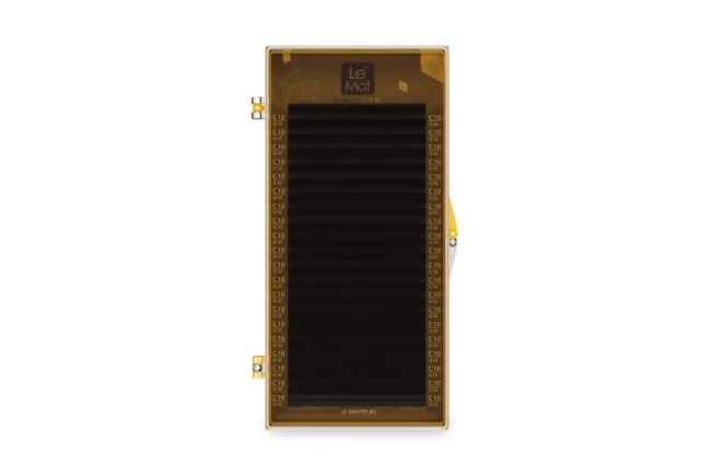 Ресницы Dark chocolate Le Maitre "Bronze" 20 линий C+ 0.07 08 мм