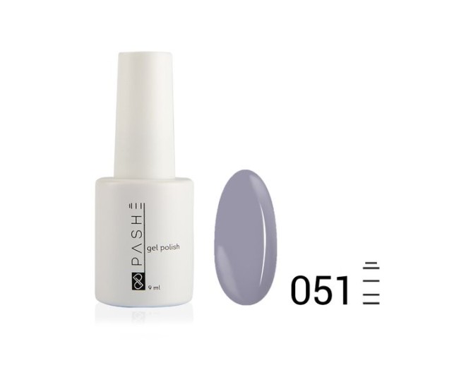 Цветной гель-лак PASHE №051 — «Осенний муссон», (9 мл)
