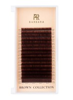 Ресницы коричневые BARBARA Truffle МИКС D 0.07 4-11mm 16 линий