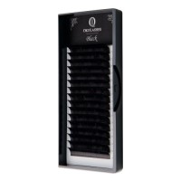 Ресницы OkoLashes серии BLACK изгиб C 0.07 8 мм, 16 линий
