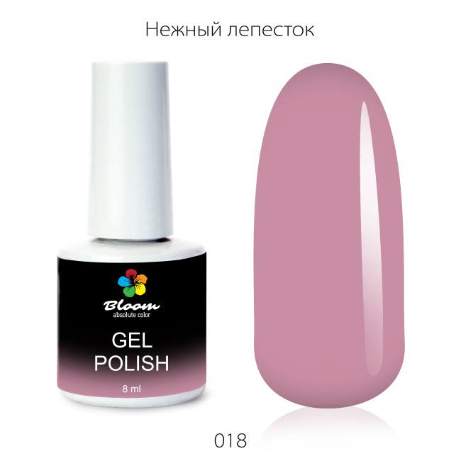 Гель-лак Bloom Нежный лепесток (№18) 8 мл