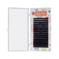 Черные ресницы Lash&amp;Go 0,07/M/14 mm (16 линий)