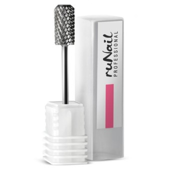 Фреза твердосплавная, диам.: 6,35*13мм, крупная насечка №1410, ruNail Фреза твердосплавная, диам.: 6,35*13мм, крупная насечка №1410, ruNail