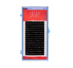Ресницы чёрные LASHY, C 0.07 14мм - 16 линий