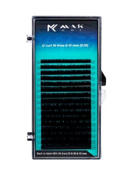 Ресницы черные MAKart Back to Black МИКС D 0.10 6-13mm (16 линий) Ресницы черные MAKart Back to Black МИКС D 0.10 6-13mm (16 линий)